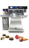 Oneshot Tuttuno ICE chocolate and ice cream simultaneous dispensing machine
